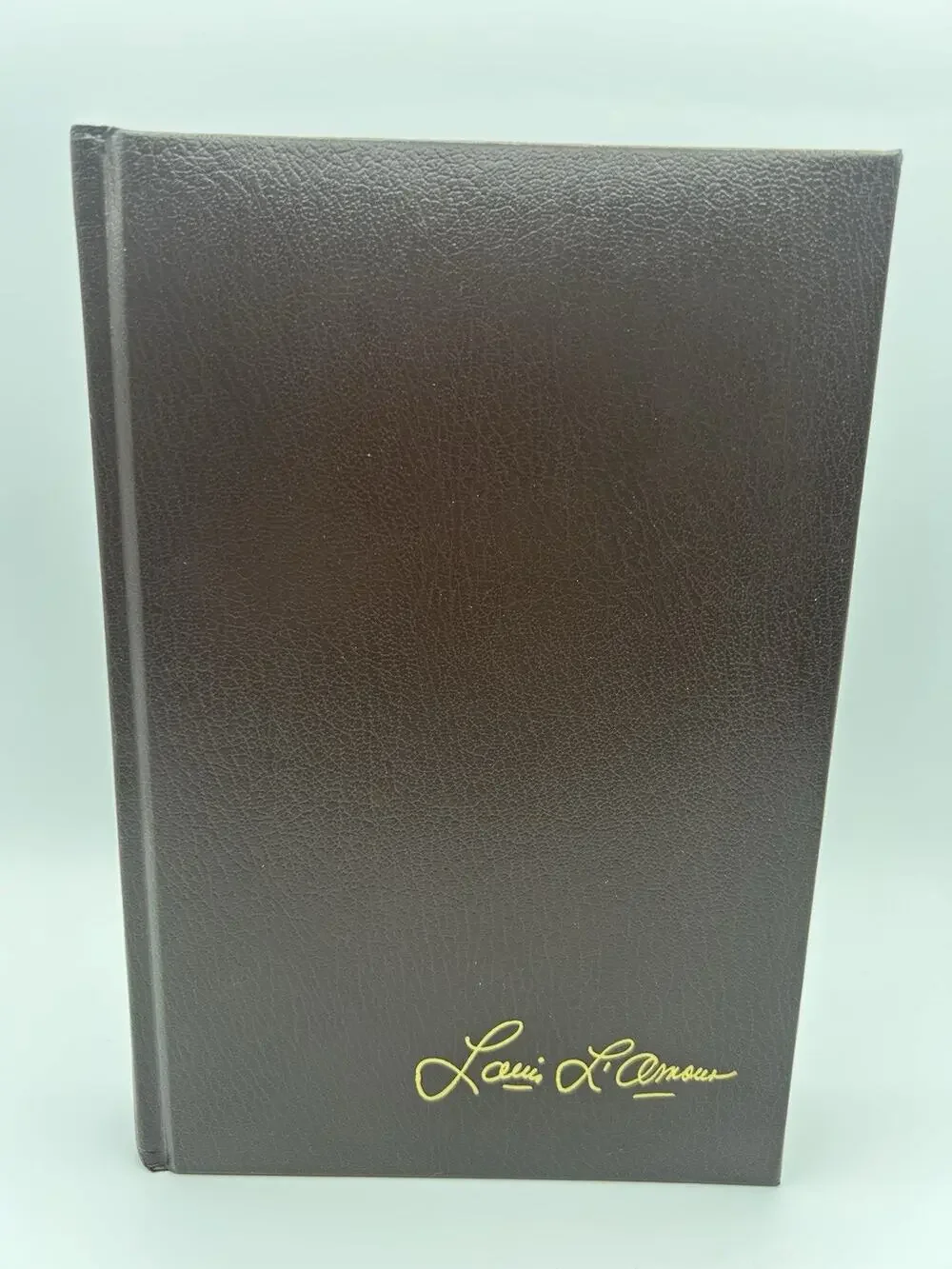 Vintage Louis L'Amour Leatherette Book Dutchman's Flat Like New Copyright 1986